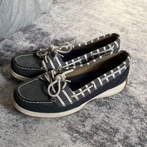 Nautical Striped Sperry Anglefish Boat Shoes